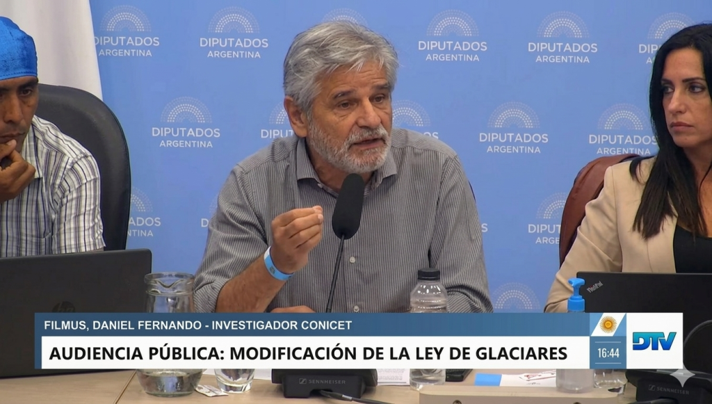 Filmus: “Modificar la Ley de Glaciares pone en riesgo el agua y genera incertidumbre jurídica”